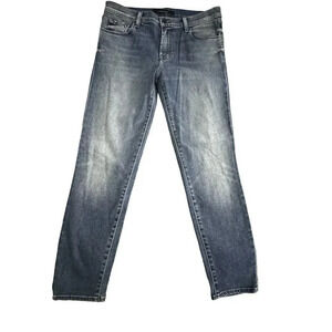 J BRAND  Mid-rise Capri Skinny Jeans size 28 blue womens jeans